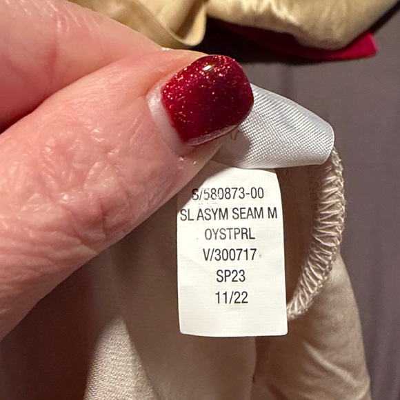 Banana Republic Cream Spaghetti Strap slip Dress XL - Picture 4 of 5